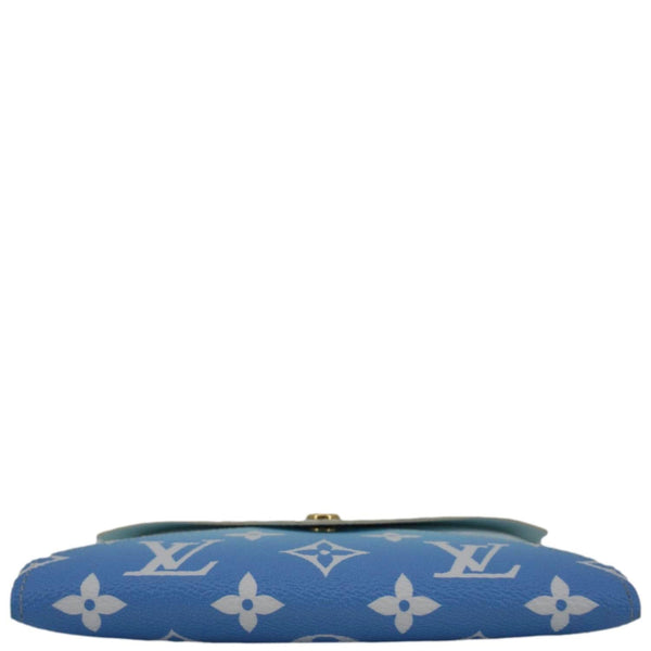 LOUIS VUITTON Kirigami Medium By The Pool Monogram Toile Pochette Blue