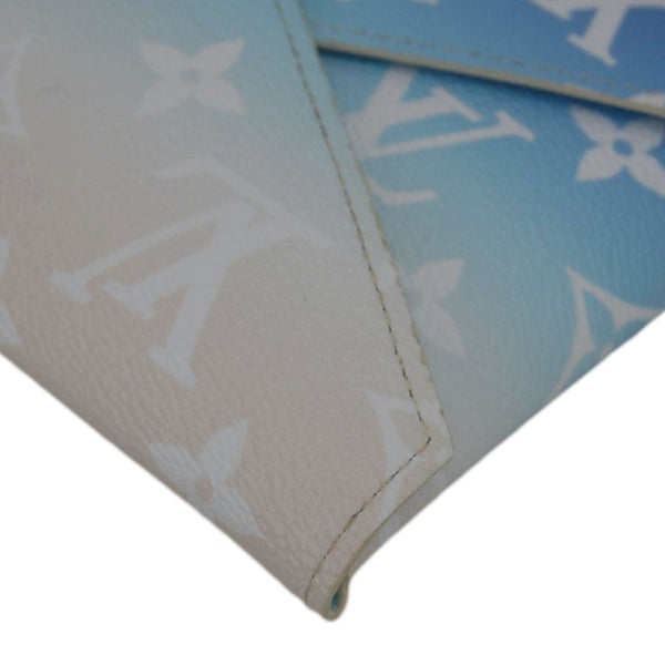 LOUIS VUITTON Kirigami Medium By The Pool Monogram Toile Pochette Blue