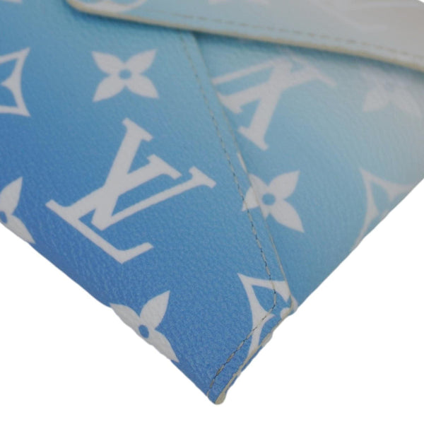 LOUIS VUITTON Kirigami Medium By The Pool Monogram Toile Pochette Blue