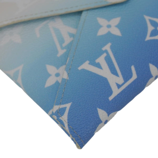 LOUIS VUITTON Kirigami Medium By The Pool Monogram Toile Pochette Blue