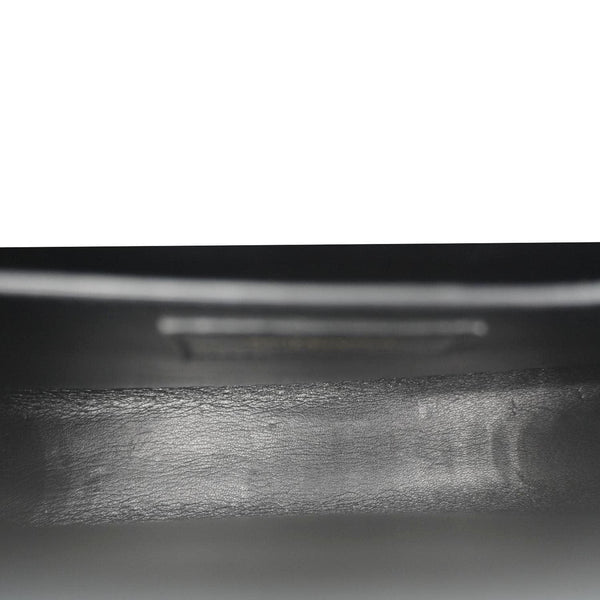 YVES SAINT LAURENT Kate Python Leather Chain Crossbody Bag Black