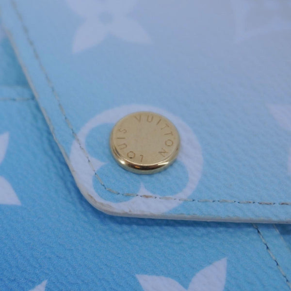 LOUIS VUITTON Kirigami Medium By The Pool Monogram Toile Pochette Blue