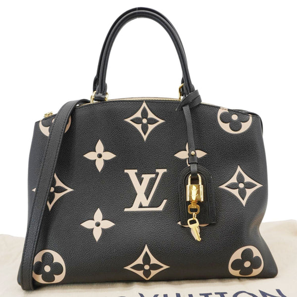 LOUIS VUITTON Grand Palais MM Monogram Empreinte Leather Shoulder Bag Bicolor