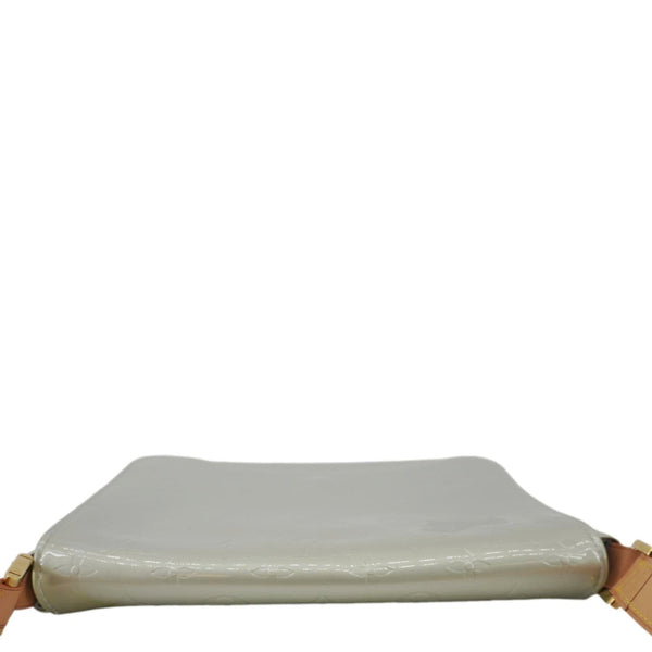 LOUIS VUITTON Thompson Street Monogram Vernis Shoulder Bag Silver