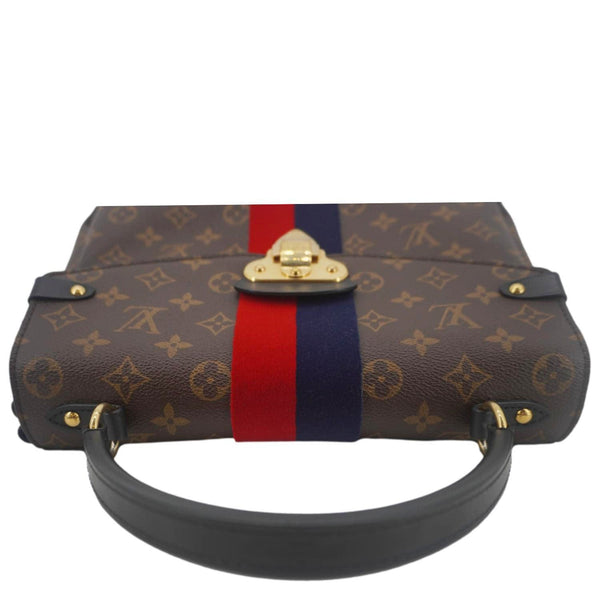 LOUIS VUITTON Georges MM Monogram Canvas Shoulder Bag Black