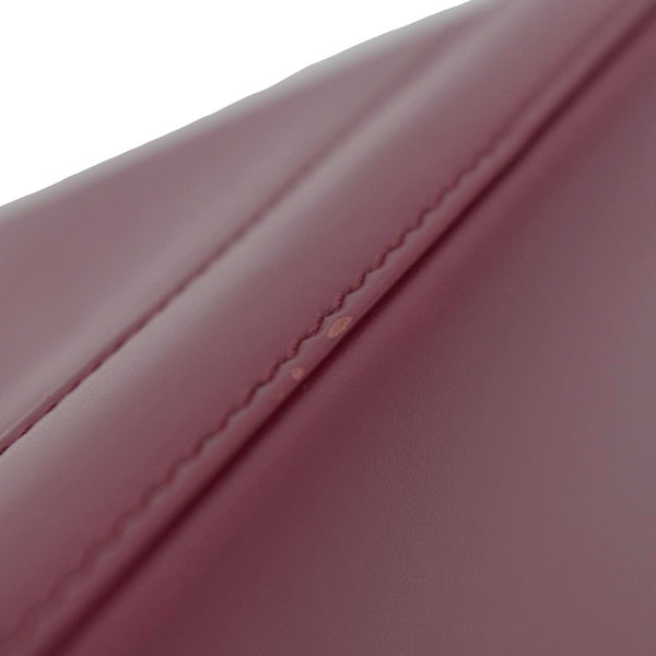 LOUIS VUITTON Alma BB Epi Leather Satchel Crossbody Bag Red