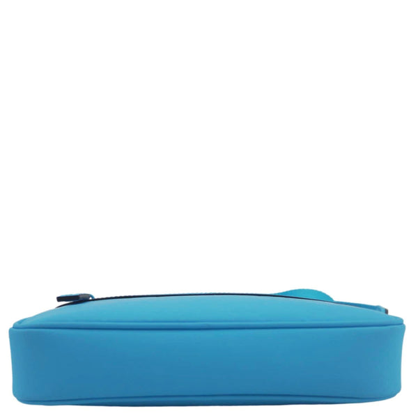 GUCCI GG Small Rubber-effect Leather Crossbody Bag Bright Blue 771293