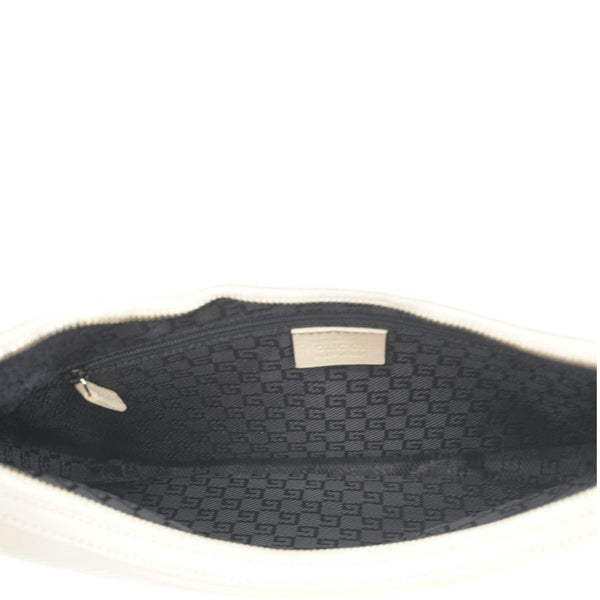 GUCCI Leather Shoulder Bag Cream 001.3812