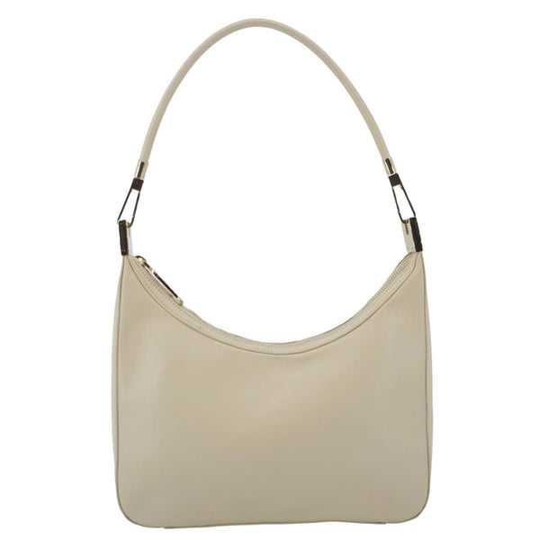 GUCCI Leather Shoulder Bag Cream 001.3812