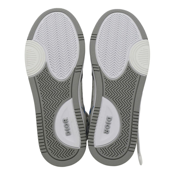 CHRISTIAN DIOR B27 Mid Top Oblique Galaxy Perforated Sneakers White