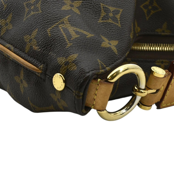 LOUIS VUITTON Sully MM Monogram Canvas Shoulder Bag Brown