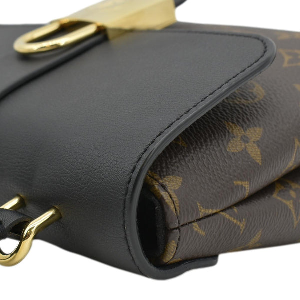 LOUIS VUITTON Monogram Canvas Shoulder Bag Brown right corner look