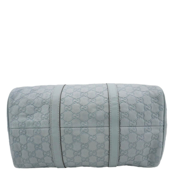 GUCCI Joy Medium Leather Boston Bag Light Blue 265697