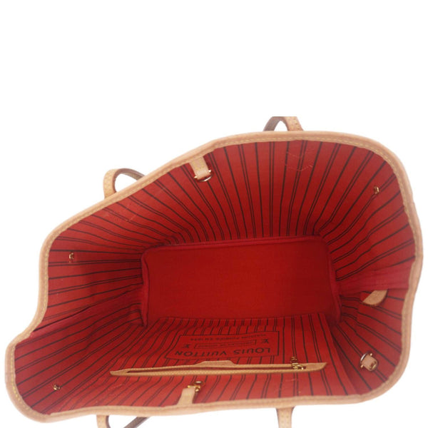 LOUIS VUITTON Neverfull MM Monogram Canvas Shoulder Bag Brown