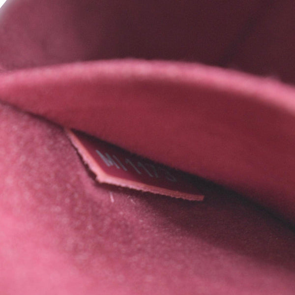 LOUIS VUITTON Alma BB Epi Leather Satchel Crossbody Bag Red