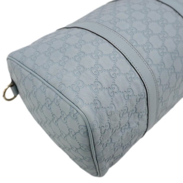 GUCCI Joy Medium Leather Boston Bag Light Blue 265697