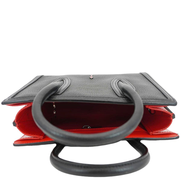 CHRISTIAN LOUBOUTIN Paloma Mini Leather Tote Bag Black