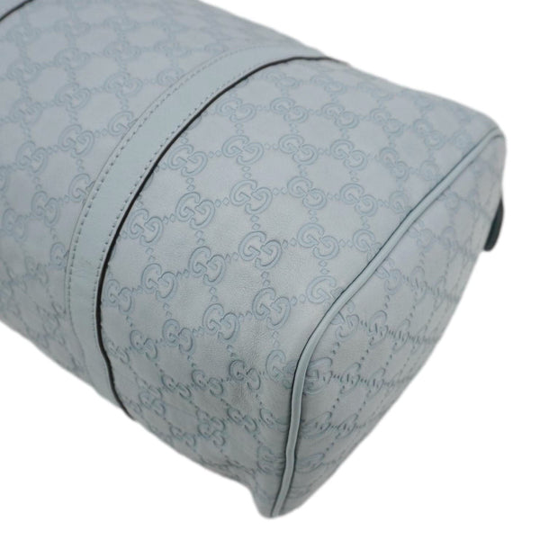 GUCCI Joy Medium Leather Boston Bag Light Blue 265697