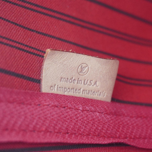 LOUIS VUITTON Neverfull MM Monogram Canvas Shoulder Bag Brown