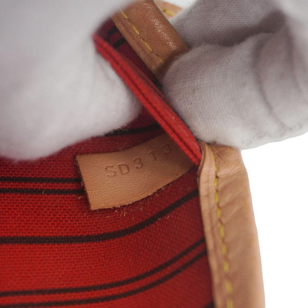 LOUIS VUITTON Neverfull MM Monogram Canvas Shoulder Bag Brown