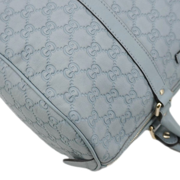 GUCCI Joy Medium Leather Boston Bag Light Blue 265697
