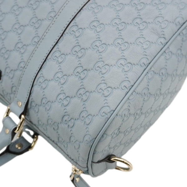 GUCCI Joy Medium Leather Boston Bag Light Blue 265697