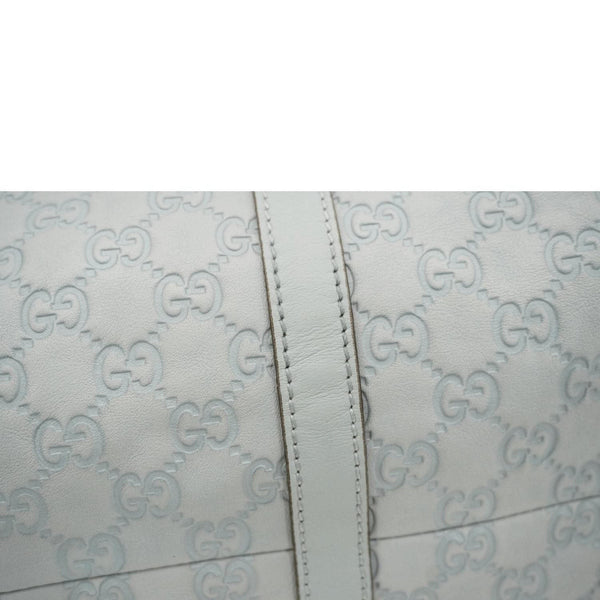 GUCCI Joy Medium Leather Boston Bag Light Blue 265697