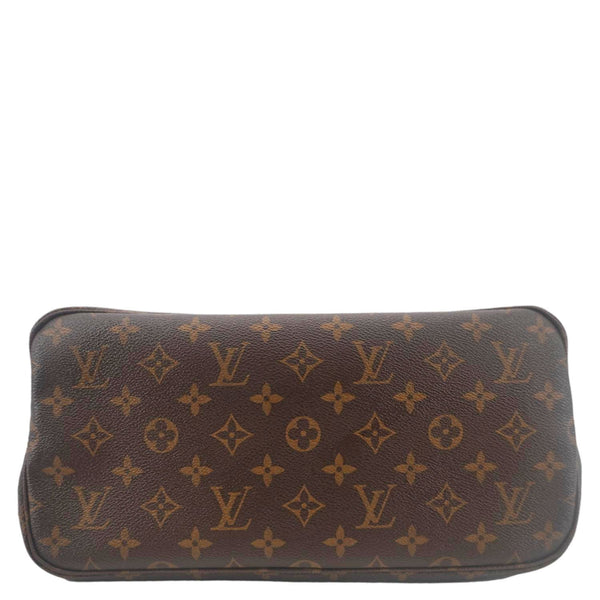 LOUIS VUITTON Neverfull MM Monogram Canvas Shoulder Bag Brown