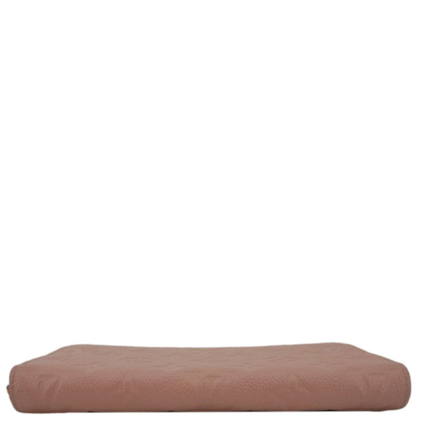 LOUIS VUITTON Monogram Empreinte Leather Zippy Wallet Rose Pink