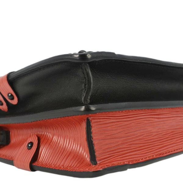 LOUIS VUITTON Trunk Epi Leather Crossbody Bag Red