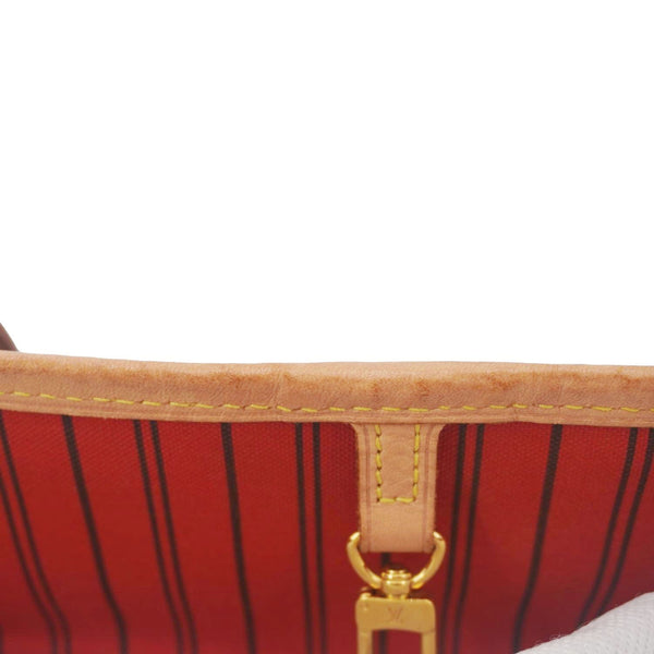 LOUIS VUITTON Neverfull MM Monogram Canvas Shoulder Bag Brown