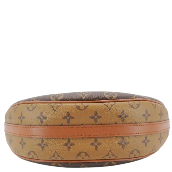 LOUIS VUITTON Loop Reverse Monogram Canvas Shoulder Bag Brown