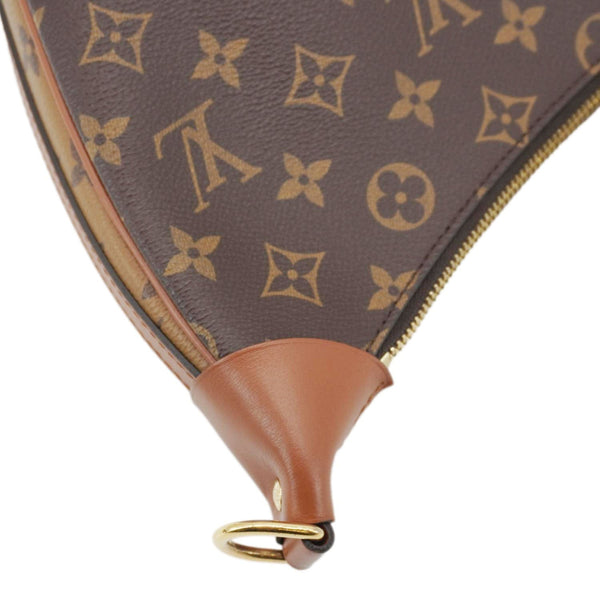 LOUIS VUITTON Loop Reverse Monogram Canvas Shoulder Bag Brown