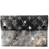 LOUIS VUITTON Galaxy Pochette Monogram Canvas Pouch Grey