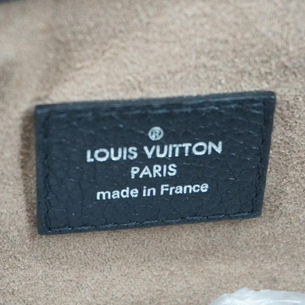 LOUIS VUITTON Babylone Monogram Mahina Leather Shoulder Bag Black