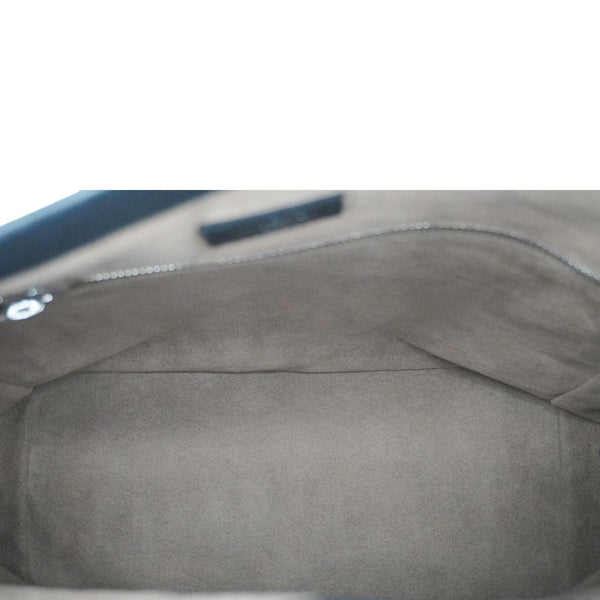 LOUIS VUITTON Babylone Monogram Mahina Leather Shoulder Bag Black