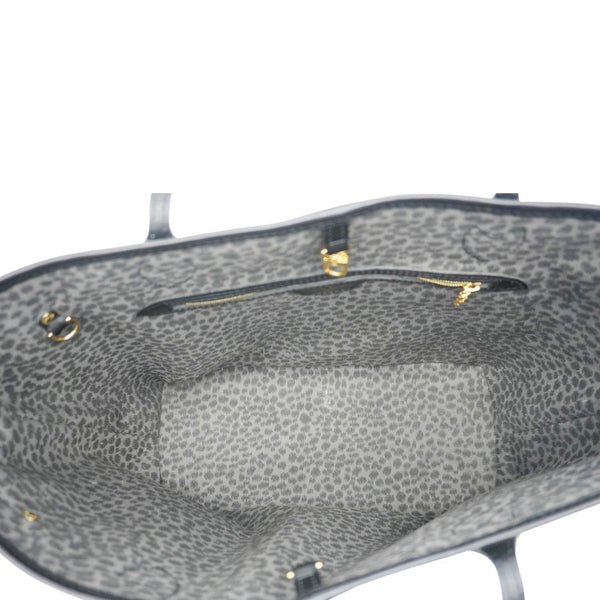 LOUIS VUITTON Neverfull MM Wild At Heart Monogram Empriente Tote Bag Black