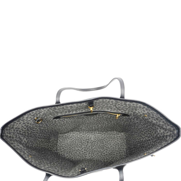 LOUIS VUITTON Neverfull MM Wild At Heart Monogram Empriente Tote Bag Black