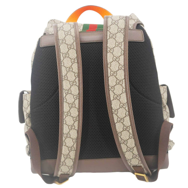 GUCCI Ophidia GG Medium Supreme Canvas Backpack Beige 598140