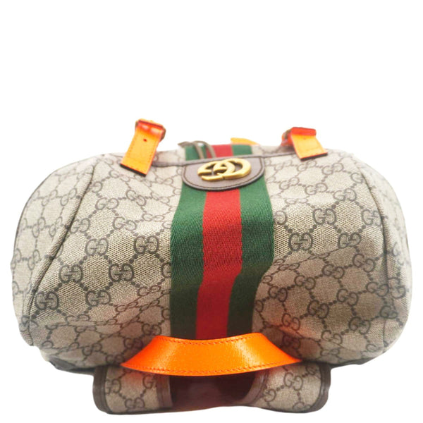 GUCCI Ophidia GG Medium Supreme Canvas Backpack Beige 598140