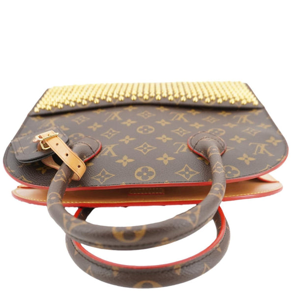 LOUIS VUITTON x Christian Louboutin Monogram Canvas Iconoclast Tote Bag Brown