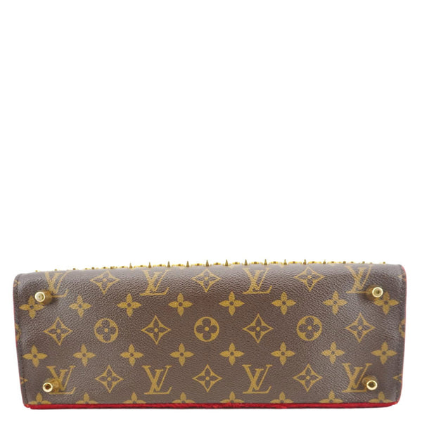 LOUIS VUITTON x Christian Louboutin Monogram Canvas Iconoclast Tote Bag Brown