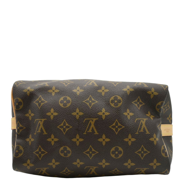 LOUIS VUITTON Speedy 25 Bandouliere Monogram Canvas Shoulder Bag Brown