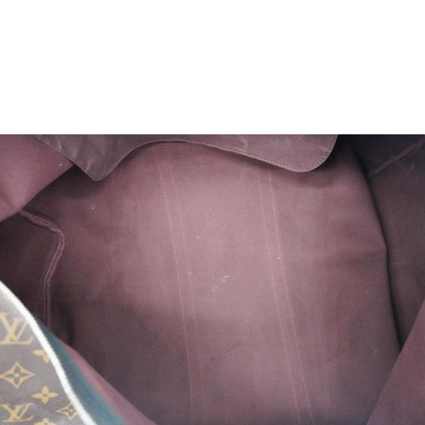 LOUIS VUITTON Keepall Bandouliere 55 Monogram Canvas Travel Bag Brown
