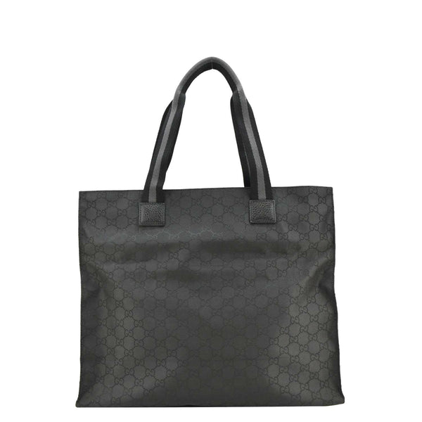 GUCCI GG Supreme Nylon Tote Bag Black 449178