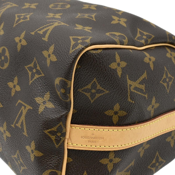 LOUIS VUITTON Speedy 25 Bandouliere Monogram Canvas Shoulder Bag Brown