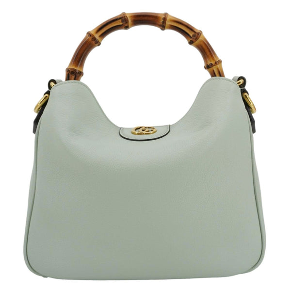 GUCCI Diana Small Leather Top Handle Shoulder Bag Pale Green 746251