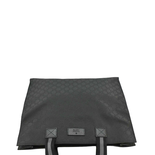 GUCCI GG Supreme Nylon Tote Bag Black 449178