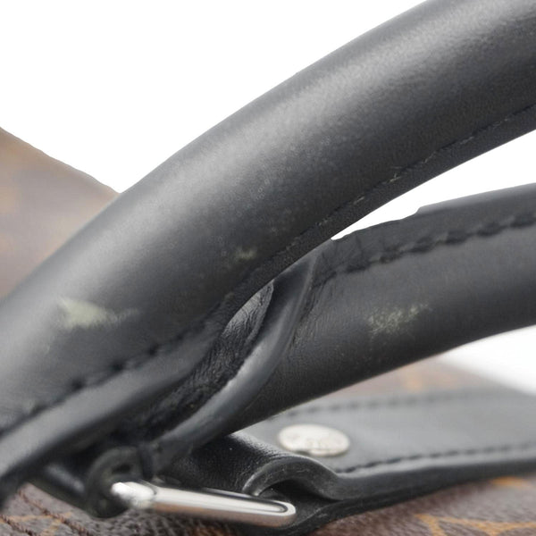 LOUIS VUITTON Keepall Bandouliere 55 Monogram Canvas Travel Bag Brown