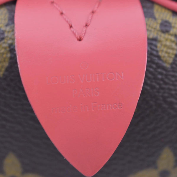 LOUIS VUITTON Totem Speedy 30 Monogram Canvas Satchel Bag Flamingo Pink